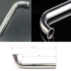 90 Degree Exhaust Pipe/Bent Pipe for RC Boat 26CC Gas Engine