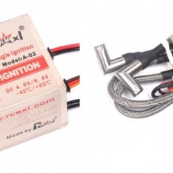 Rcexl twin ignition for NGK- ME-8, 1/4-32 90 degree model A-02