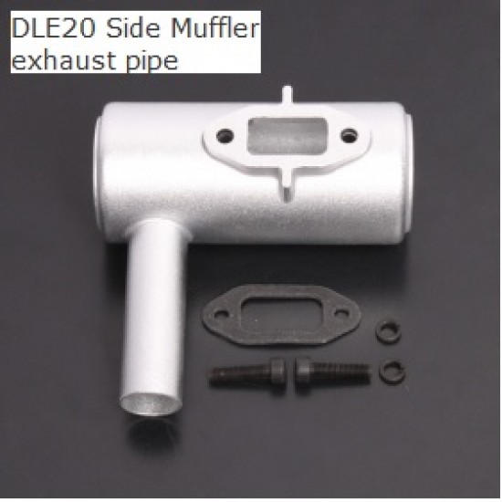 Aluminium Alloy Side Muffler Exhaust Pipe for DLE20