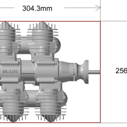 DLA-232CC Engine 