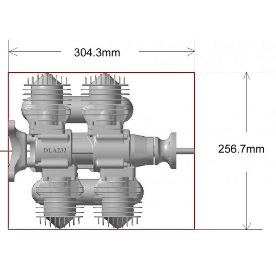 DLA-232CC Engine 