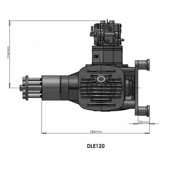 DLE-120CC Gas Engine