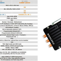 Dualsky SUMMIT 180XHV ESC | High‑Voltage Brushless Speed Controller