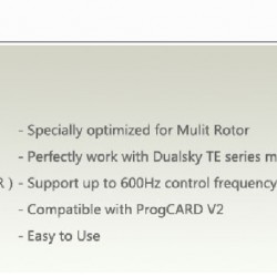 Dualsky XC-301-MR ESC x2