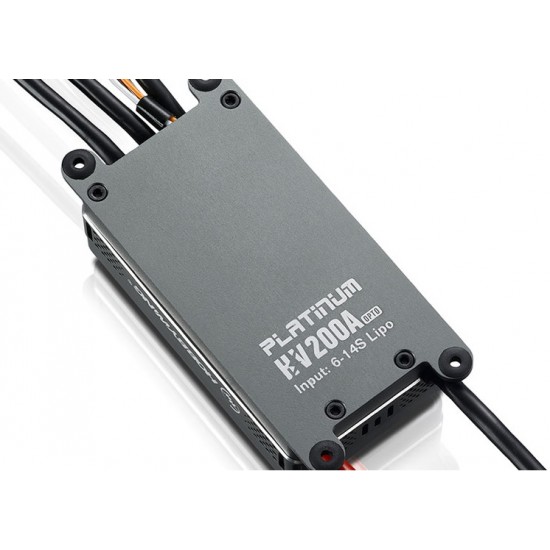 Hobbywing Platinum 200A OPTO V4 ESC for 700-800 class RC Helicopter and Giant Scale fixed-wing RC Plane