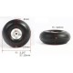 RC Airplane PU wheel with CNC Alu Hub 2.25" (pair)