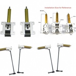 Retract Gear Mount x2 for class 15 nitro RC Plane