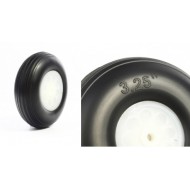 RC plane PU Wheel with Plastic Hub 3.25 inch (pair)