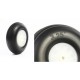 RC plane PU Wheel with Plastic Hub 3.25 inch (pair)