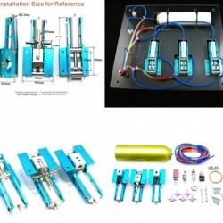 Retract Landing Gear Kit with Gear mount 2-way Air pressure Control