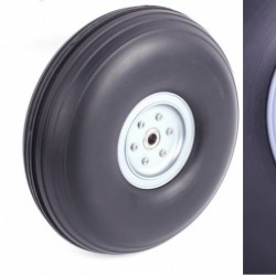 RC Airplane PU wheel with CNC Alu Hub 7"