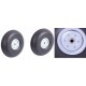 RC Airplane PU wheel with CNC Alu Hub 7"