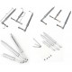 Front & Rear Alu Alloy Anti-Vibration Landing Gear for Class 40-60 RC Plane 