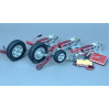 JP Hobby 10mm Scale Metal Oleo Struts Set with Retracts, Wheels, Brakes