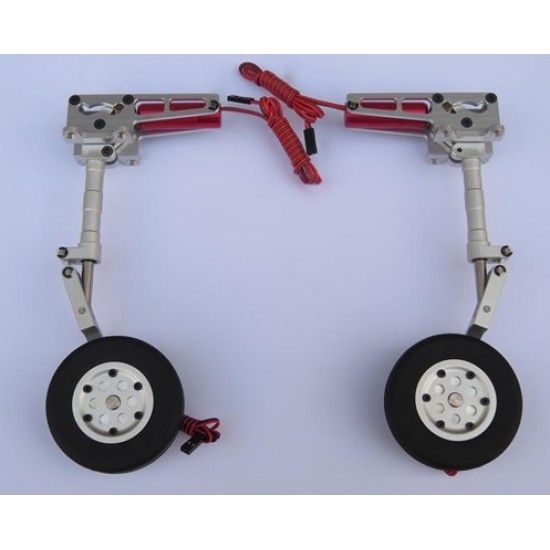 JP Hobby 10mm Scale Metal Oleo Struts Set with Retracts, Wheels, Brakes