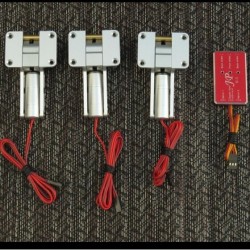 JP Hobby Alloy Electric Retracts Set of 3 Retracts with Module, 5mm,10mm, 12mm