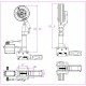 JP Hobby Vortex Spray Retracted Landing Gear for Turbo model landing gear 12-17 Kg vortex landing gear