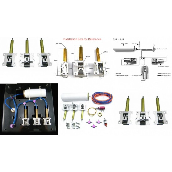 Retract Landing Gear Kit with 3 Gear Mounts