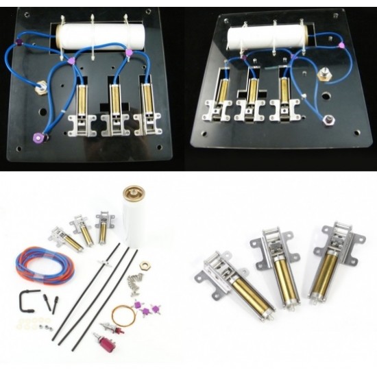 Retract Landing Gear Kit with 3 Gear Mounts