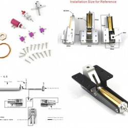 Retract Landing Gear Kit with 3 Gear Mounts