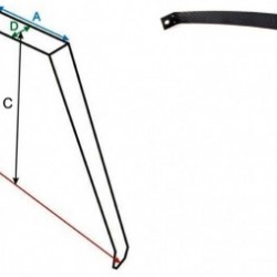 Landing Gear for Sbach 30CC Airplane