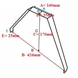 Landing Gear for Sbach 30CC Airplane