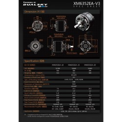 Dualsky XM6352EA Motor x2 Mix and Match KVs