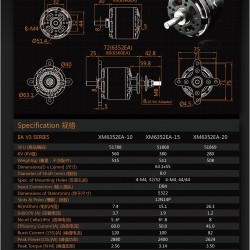 Dualsky XM6352EA Motor x2 Mix and Match KVs