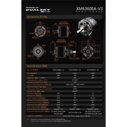 Dualsky XM6360EA Motor 3rd Generation