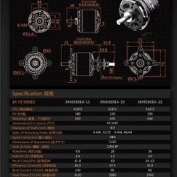 Dualsky XM6360EA-11 Motor 3rd Generation