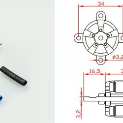 2x Dualsky ECO 2216C 1460KV and 1250KV Motor for RC Airplane