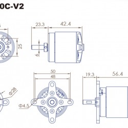 2x Dualsky ECO 3520C Motor with 1020KV 680KV Outrunner Motor for RC Plane