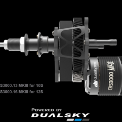 Dualsky CRS3000 MKIII F3A Competition Brushless Motor (CRS3000.13 / CRS3000.16) – Lightweight High-Precision RC Power System