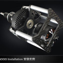 Dualsky CRS4000.10 4000W Brushless Motor (12S) – High Power RC Motor for 40cc–60cc Aircraft