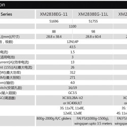 Dualsky XM2838EG-11 KV1100 Motor for Glider x2