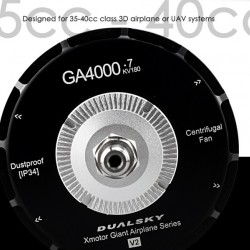 Dualsky GA4000.6 Motor V2 for Giant scale incl Free Main Shaft