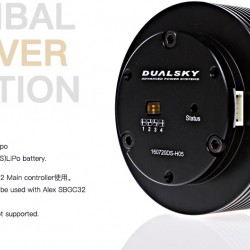 Dualsky Xmotor 5010GBD Brushless Servo Motor 12-bitencoder AS5600