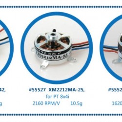 Dualsky XM2212MA-25 Micro Series Brushless Outrunners Motor x2