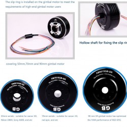 Dualsky XM9010GB-SR Gimbal Brushless Motor Slip Ring Edition