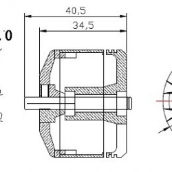 Team Hunter Squid 3515M-KV400 Motor x2