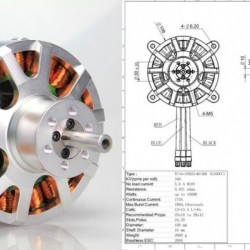 Tomcat G100CC 160KV Motor for RC Plane