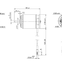 Tomcat G25 Motor for RC Plane x2