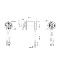 Tomcat G25 Motor for RC Plane x2
