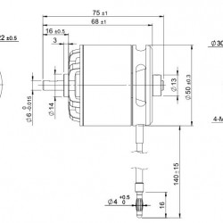 2x Tomcat G52 Motor for RC Plane