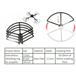 7 inches DIY Glass Fiber Propeller Anti-collision 