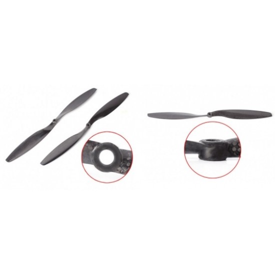 Carbon Fibre 12*4.5 Clockwise and Counter clockwise Propellers for Multicopter