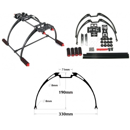 Landing Gear for FPV Aerial Photography for Multicopter