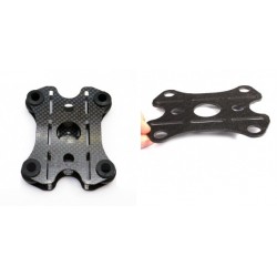 3K Carbon Fiberglass Shock Absorbing Plate A4 with 4 Damping Balls for Gopro