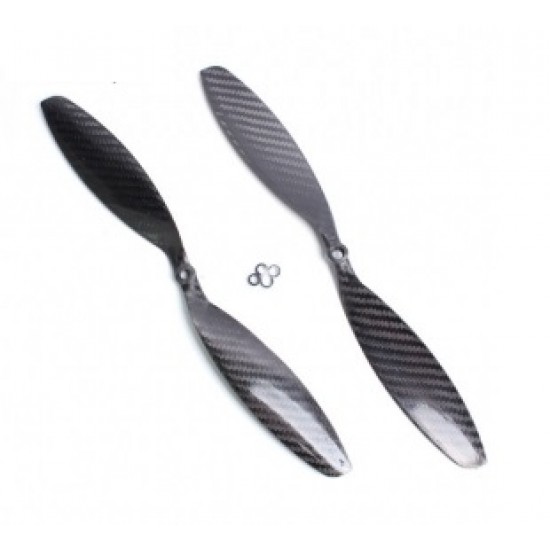 Carbon Fibre 12*3.8 Clockwise and Counter clockwise Propellers for Multicopter