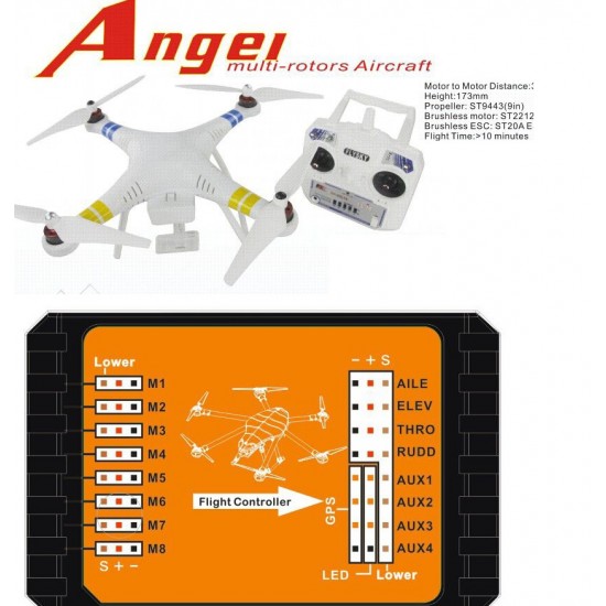 Hobbylord Angel Aircraft RTF + FREE SPARES